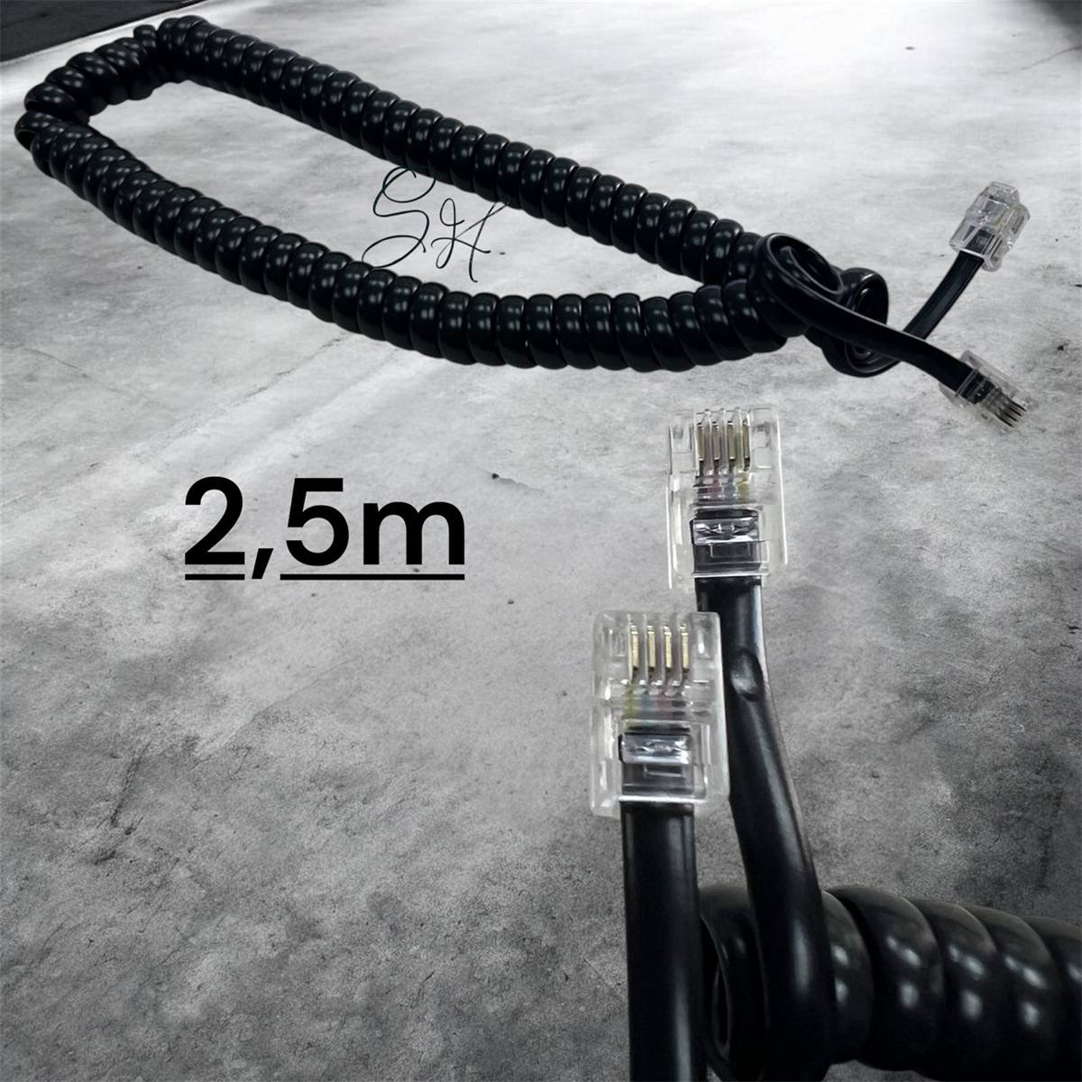 Cable RJ9 2,5m